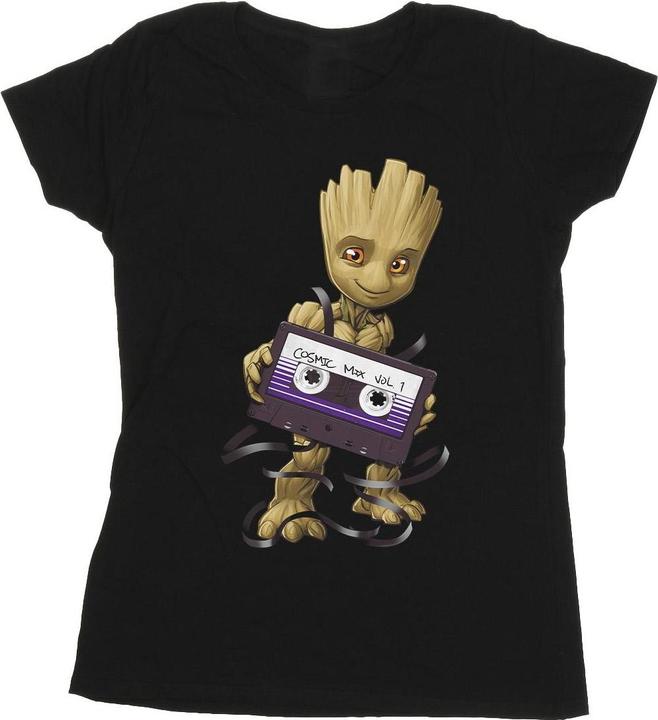 Guardians Of The Galaxy Groot Cosmic Tape TShirt (S)