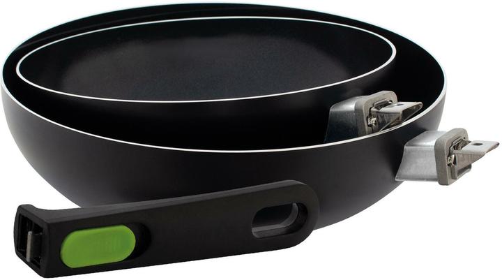 Actual product image Eurotrail Aluminum wok pan with ceramic coating
