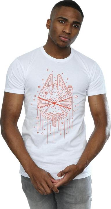 Produktbild Star Wars Millennium Falcon Christmas Tree Delivery TShirt (4XL)