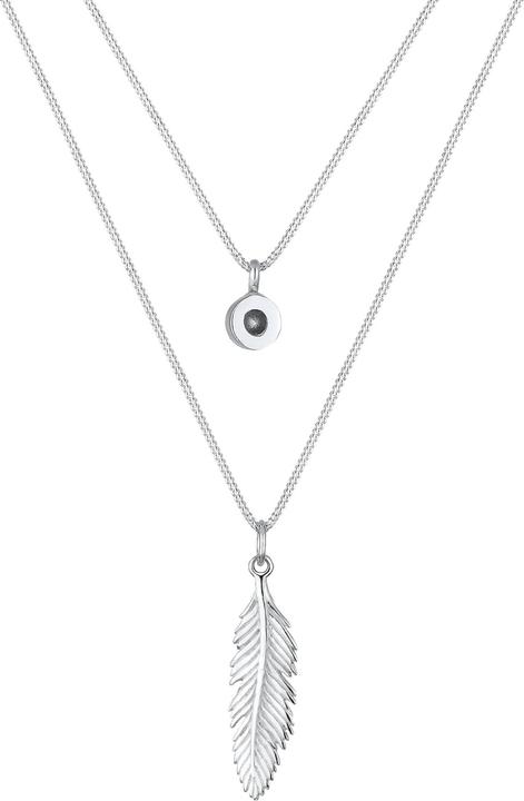 Immagine prodotto Elli Piuma, Boho (Argento 925, Cristallo di vetro, 45 - 55 cm)