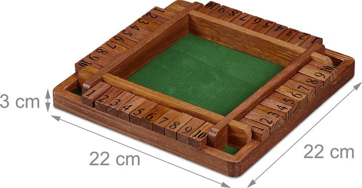 Produktbild Relaxdays Shut-The-Box
