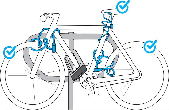 Immagine prodotto Btwin accessori serratura a chiave 100 12257