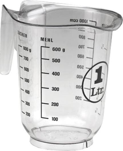 Buchsteiner Messkanne aus San 1 Liter (1000 ml)