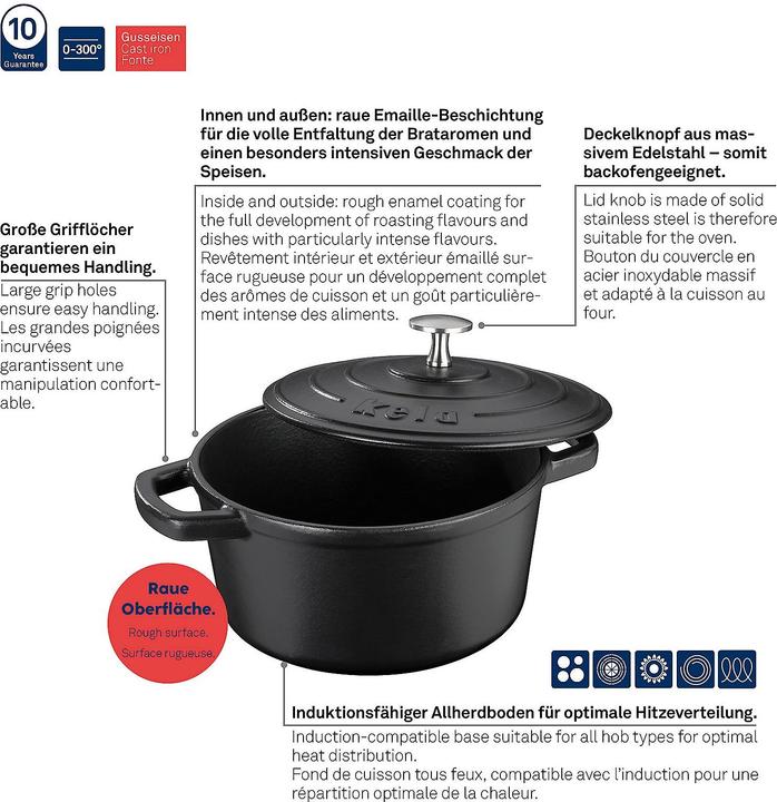 Produktbild Kela Calido (21 cm, Bräter + Schmortopf, Aluminiumguss)