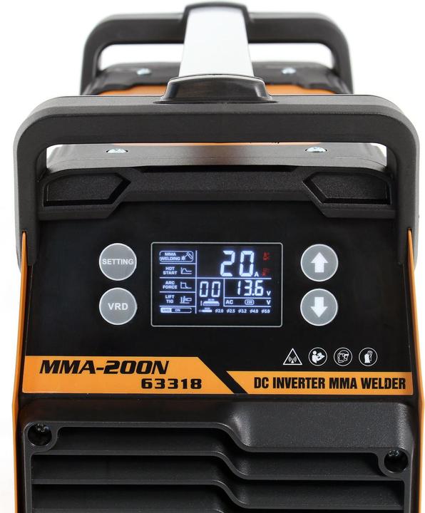Produktbild XPOtool MMA Elektrodenschweissgerät 20-200A IGBT Inverter Mini E-Hand Tragbar Arc