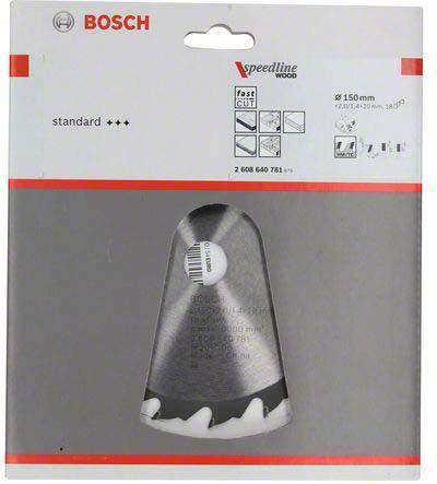 Produktbild Bosch Professional Zubehör PRO Wood Kreissägeblatt, 150 x 2 x 20 mm
