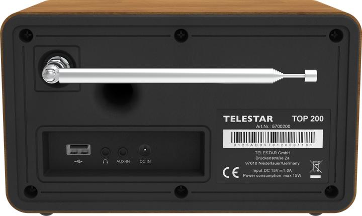 Productafbeelding Telestar TOP 200 (Internet radio, DAB+, FM, VHF, Bluetooth, WiFi)