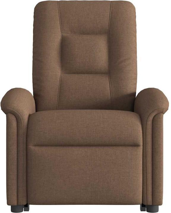 Immagine prodotto VidaXL Poltrona massaggiante con ausilio stand-up in tessuto marrone