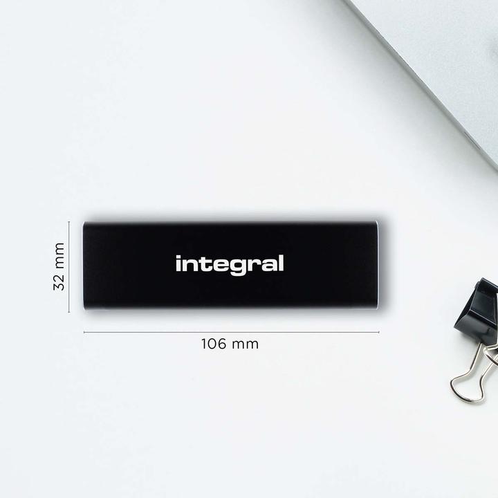 Actual product image SlimXpress Portable SSD 500 GB Black (0.50 TB)