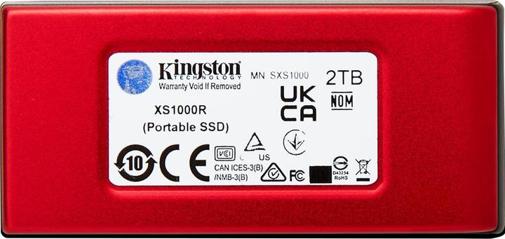 Actual product image Kingston XS1000 Red (2000 GB)