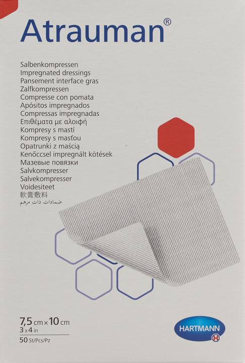 Actual product image IVF Hartmann Salbenkompressen 7.5x10cm steril