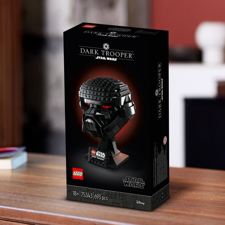 Actual product image LEGO Dark Trooper Helmet (75343, LEGO Rare Sets, LEGO Star Wars)