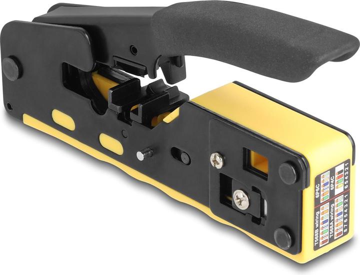 Produktbild Delock Crimpzange für 6P/8P RJ45/RJ11 Stecker Cat. 5/6/7 mit (135 mm)