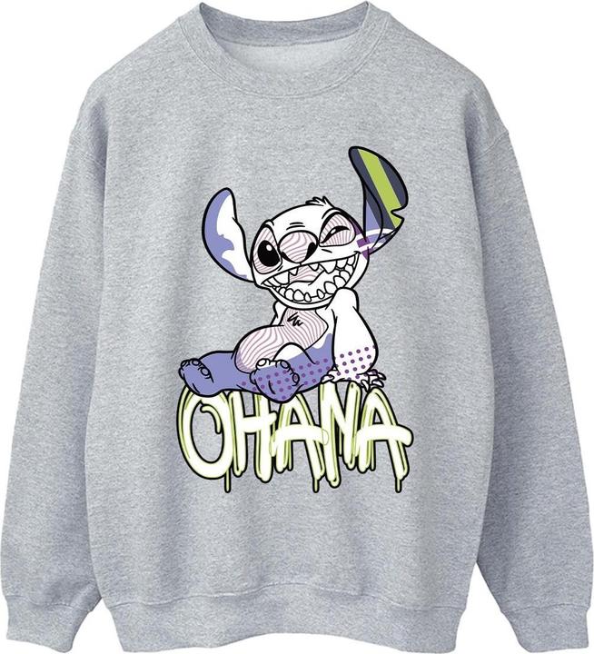 Disney Lilo And Stitch Ohana Graffiti Sweatshirt (L)