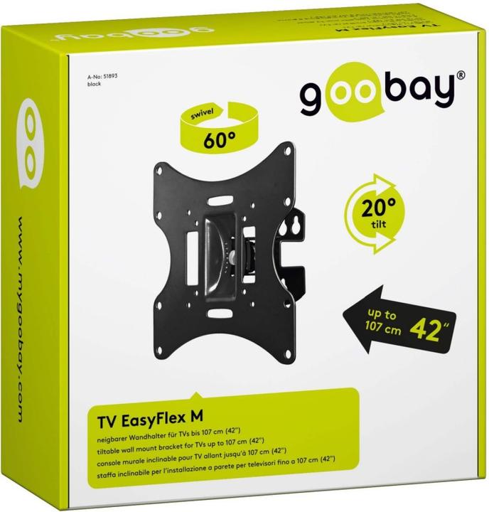 Produktbild Goobay EasyFlex M (Wand, 42", 30 kg)