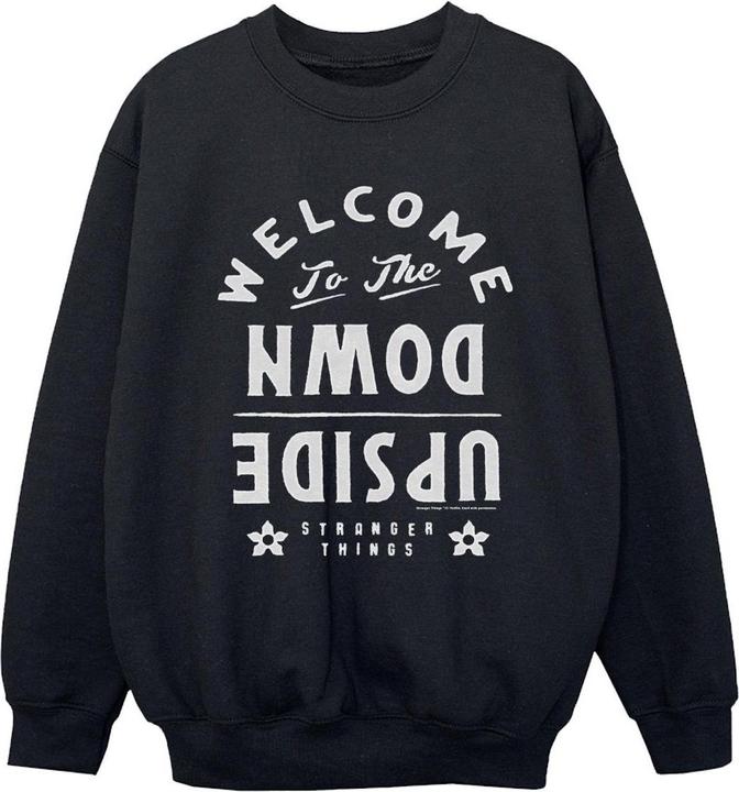 Netflix Stranger Things Welcome To The Upside Down Sweatshirt Jungen