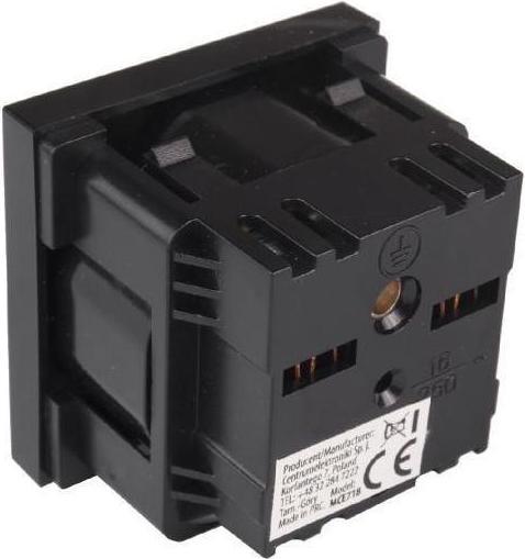 Actual product image Maclean MCE718 - Type E socket (French), suitable for glass frames, black B