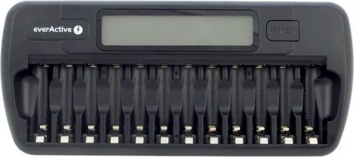 Everactive 1-12 AA / AAA battery charger with LCD display (1 Stk., AAA, AA, Ladegerät ohne Akku)