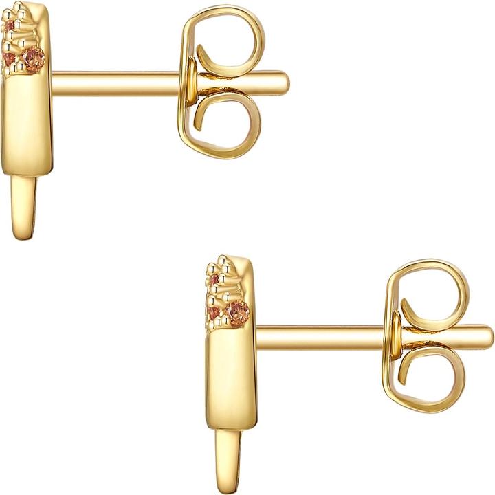 Image du produit Glanzstücke München Kinder Eis Sterling Silber Zirkonia Gelbgold - 30394 (Argent Sterling)