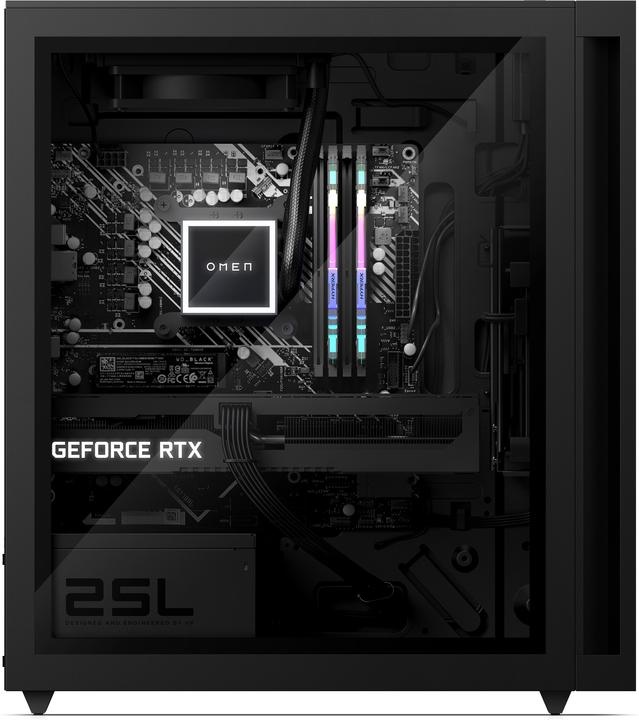 Produktbild HP Hewlett-Packard OMEN 25L Gaming Desktop GT15- 2737nz (Intel Core (Intel Core i7-14700F, 32 GB, 1000 GB, GeForce RTX 4060 Ti)