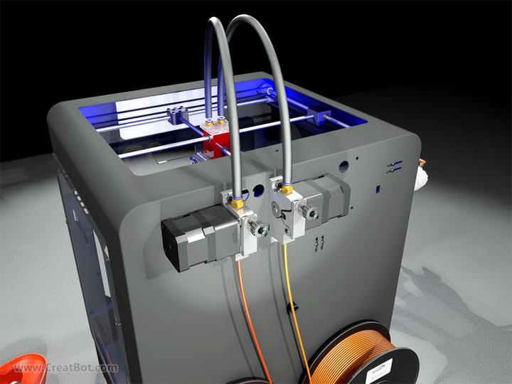 Produktbild CreatBot DX Plus - Dual Extruder