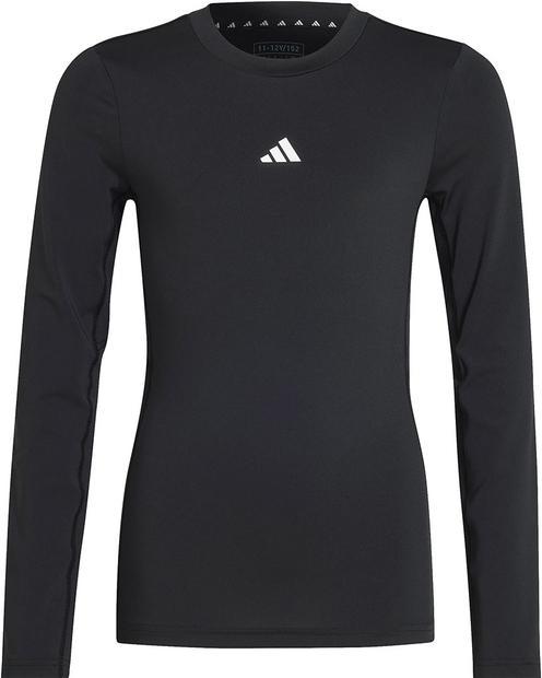 Image du produit adidas Techfit Langarmshirt Noir / Blanc Kinder (128)