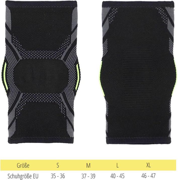 Produktbild König Design Fussbandage Bandage Fussgelenk Knöchelbandage Sprunggelenkbandage Verband (L)