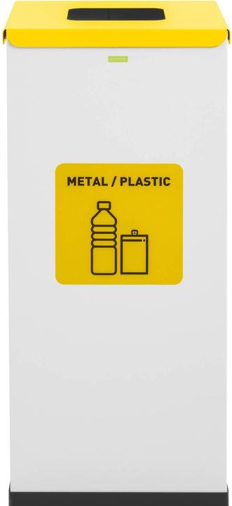 Produktbild Ulsonix Mülleimer Abfalleimer Küche Mülltrenner Deckel Bio Label 60 Liter Recycling (60 l)