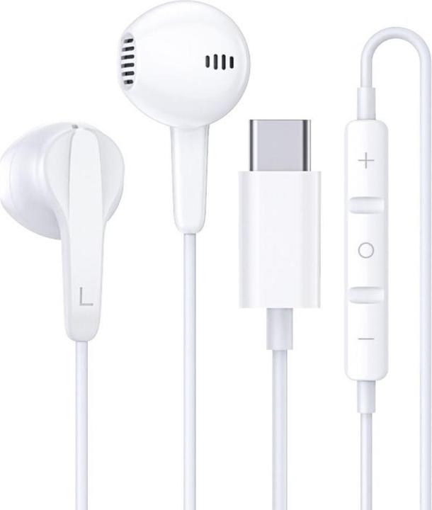 Produktbild PowerGuard USB-C Headset In-Ear Kopfhörer mit Mikrofon & Lautstärkeregler