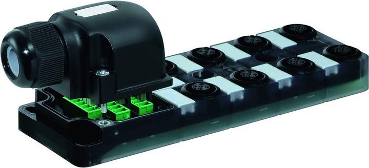 Murr Elektronik Exact12, 8xM12, 5 pôles, capot,enfichable