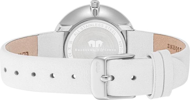 Produktbild Damen Quarzuhr Pearl Echtleder Weiss - 32220 (Analoguhr, 32 mm)