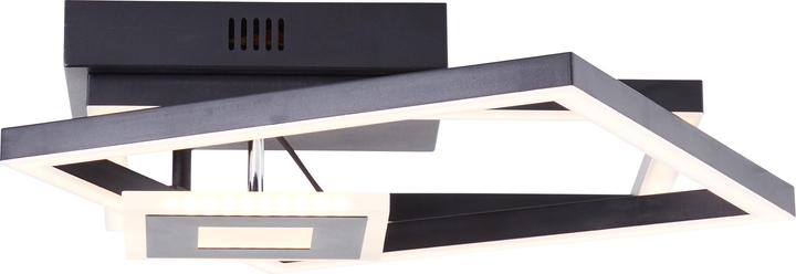 Actual product image Brilliant BRE-Light Bray LED Ceiling Light 40x40cm Black Metal/Plastic 22 W LED in (2900 lm)