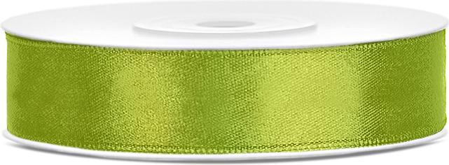 Produktbild Partydeco Geschenkband Satinband Apfelgrün 12mm (Geschenkband, 1 x)