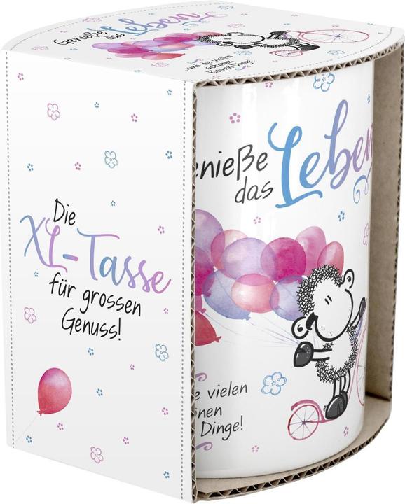 Actual product image Sheepworld Coffee cup Enjoy Life 600 ml, 1 piece, White (600 ml, 1 x)
