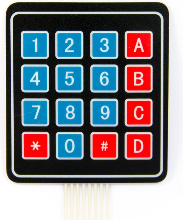 Image du produit Purecrea Clavier à membrane 16 touches / Clavier à matrice 4x4 Keypad