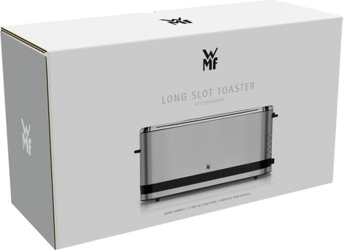 Actual product image WMF KITCHENminis long slot toaster 2-slice with bread roll attachment
