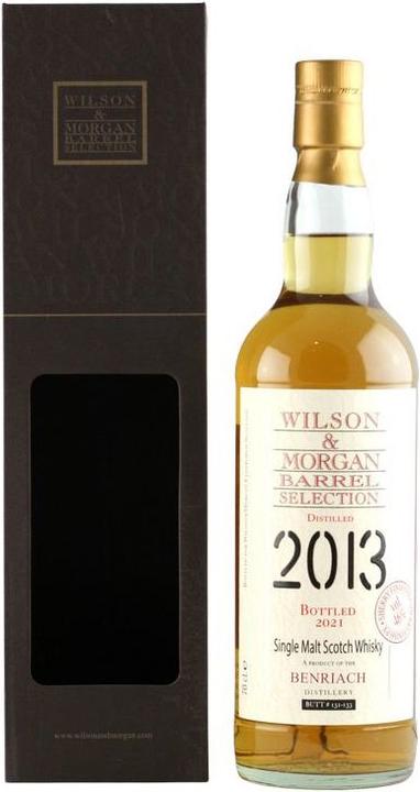 Actual product image BenRiach 8 Jahre JG 2013, Wilson+Morgan (Scotch whisky)