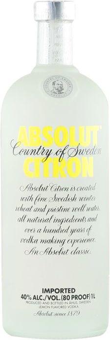 Produktbild Absolut Citron 100cl