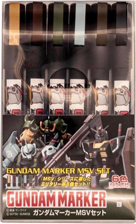 Actual product image Bandai Gundam Marker Set