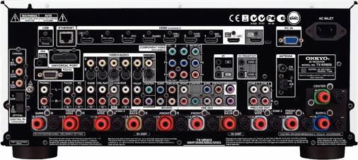 Actual product image Onkyo TX-NR809, 7.2-Channel Network A/V Receiver, Black