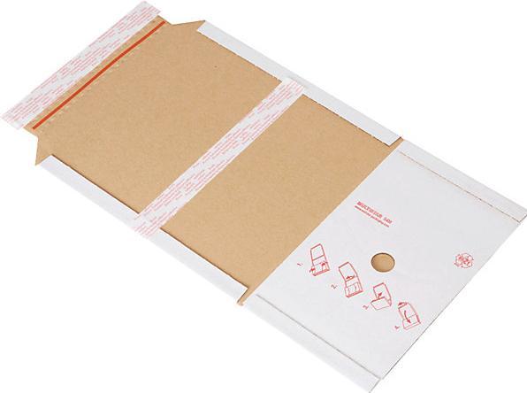 Immagine prodotto Ratioform Imballaggio per libri Multistar, bianco, lungh. x largh. 380 x 290 mm, a partire (1 x)