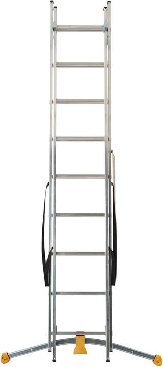 Produktbild Hailo Kombileiter HobbyLOT 2 x 9 Sprossen (Stehleiter, 1000 cm)