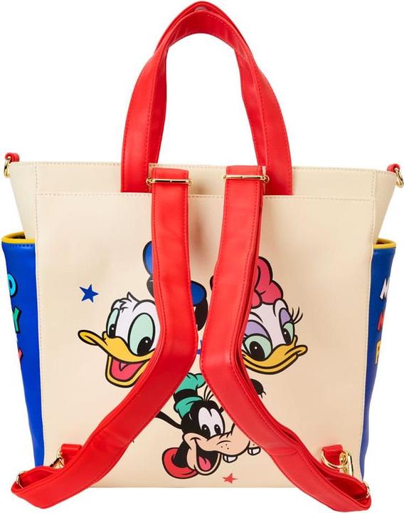 Actual product image Loungefly Disney by backpack and carrier bag Mickey and friends