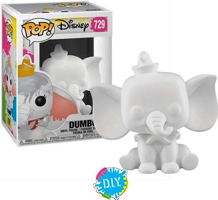 Actual product image Funko Dumbo POP! Disney Vinyl Figure Dumbo (DIY)(WH) 9 cm