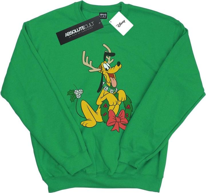 Disney Pluto Christmas Reindeer Sweatshirt (M)