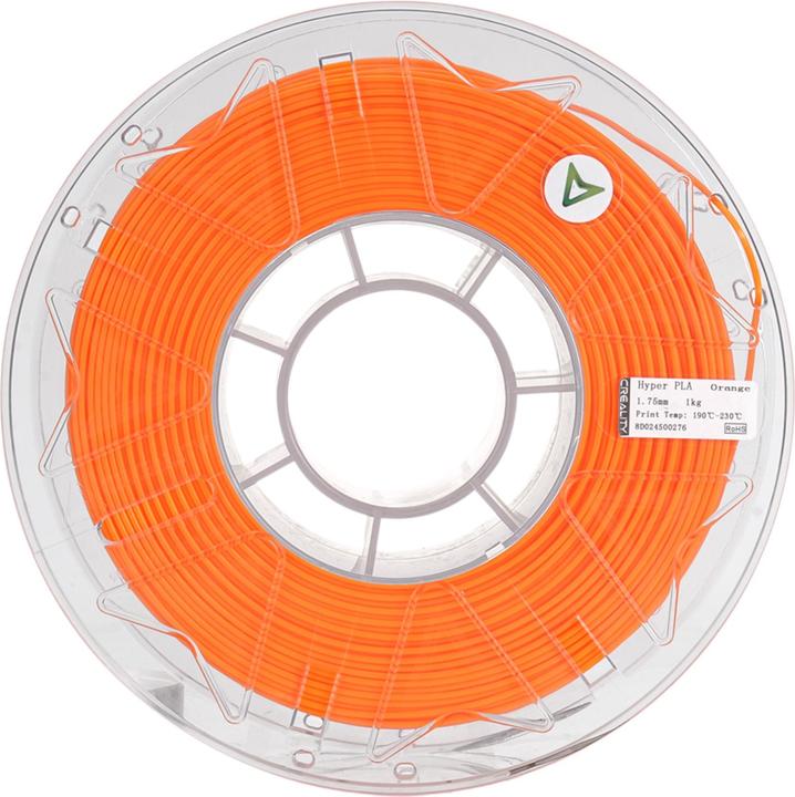 Actual product image Creality Pla Rfid Orange Hyper Series 3d Filament (PLA, 1.75 mm, 1000 g, Orange)