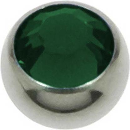 Bijouteria Piercingverschluss (Premium Kristall, Chirurgenstahl 316L)