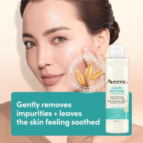 Actual product image Aveeno Calm+Resto Ber Toni Lot Haf 200ml (Tonic water, 200 ml)