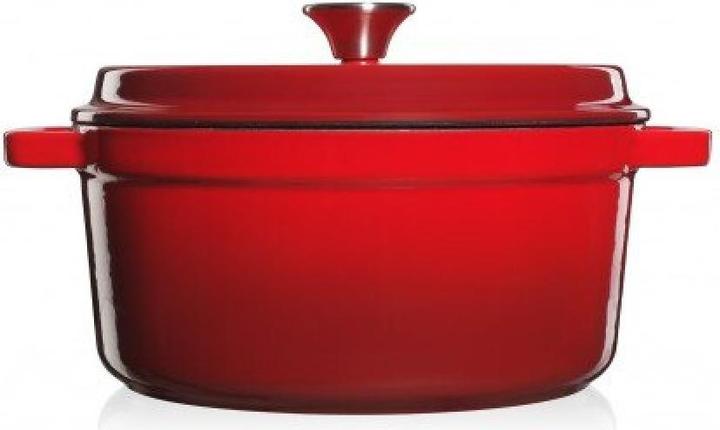 Image du produit Marmite en fonte émaillée Rouge, 4,7 L (26 cm, Casserole, Fonte)