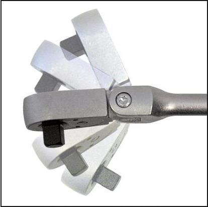 Produktbild HAZET Umschaltknarre ∙ mit Gelenk 916GK ∙ Vierkant 12,5 mm (1/2 Zoll) (1/2")